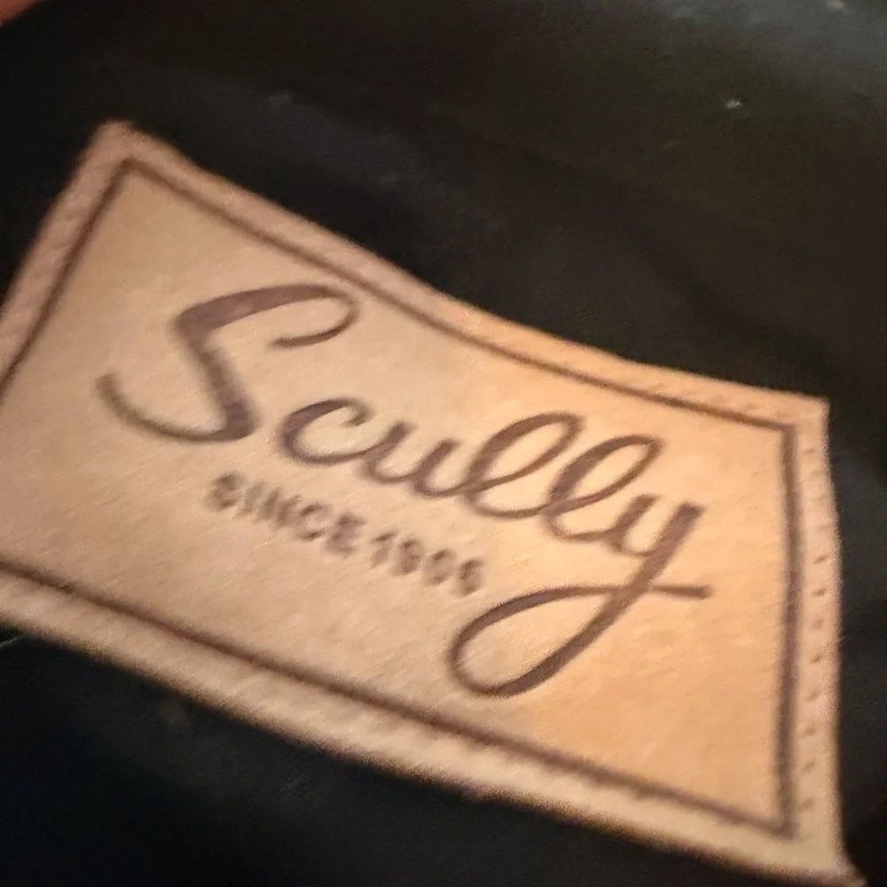 Scully Black Shirt with Brown Embroidery - Picture 2 of 7